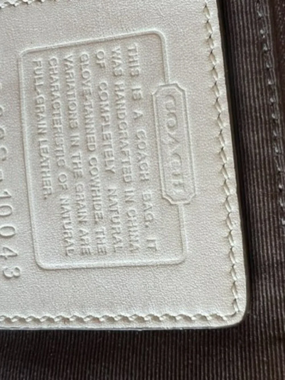 Coach Ivory Soho Hobo Handbag